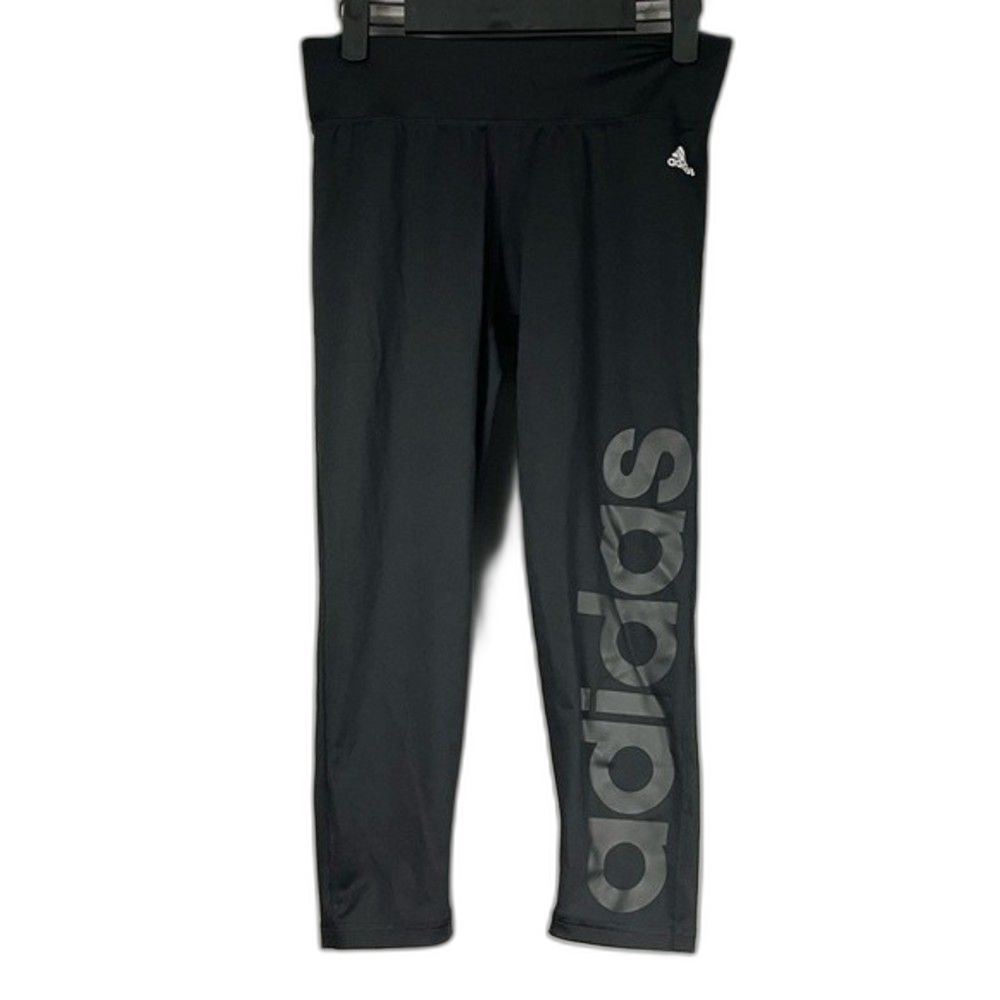 Adidas Climalite Capri Athletic Leggings with Logo Size Medium